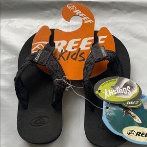 Reef Kids Black Sandals